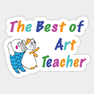 The Best of Art Teacher 1 Sticker